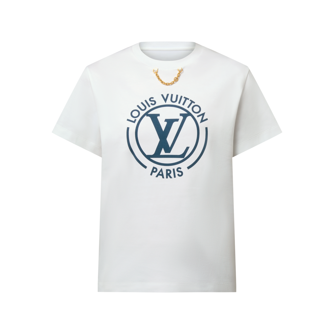 Flocked LV T-Shirt - Ready-to-Wear | LOUIS VUITTON